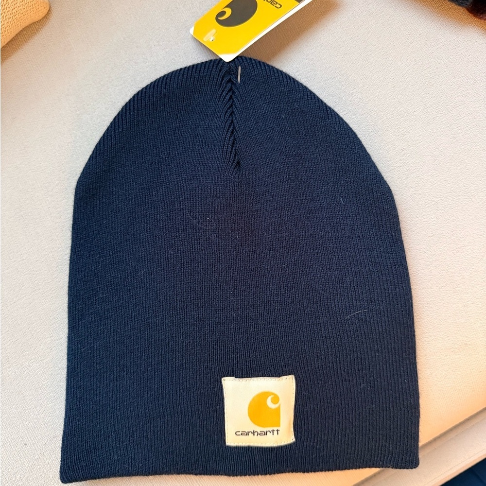 NWT Carhartt Navy Beanie